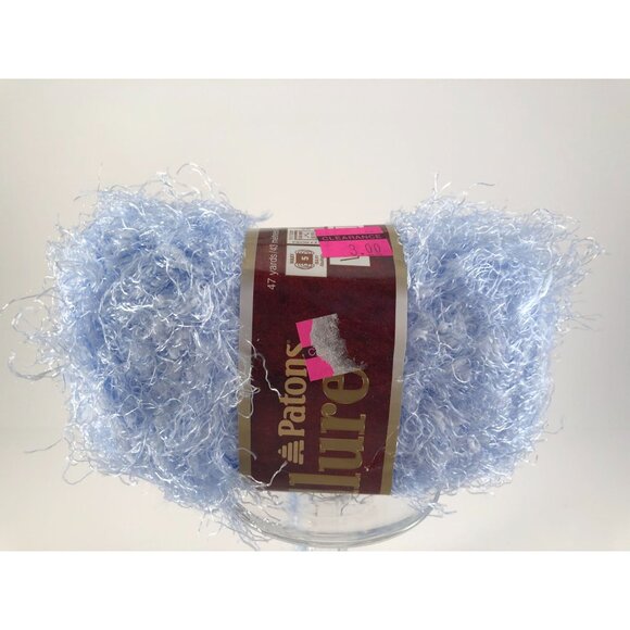Lot of 7 Skeins: Paton's ALLURE 47 yards, Color Aquamarine. - Picture 1 of 3